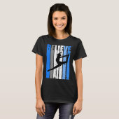 Blue Dance Team Believe Motivating Dancer Dancing T-shirt (Voorkant volledig)