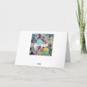 Blue Dancer Wenskaart "Trust" Kaart (Achterkant)