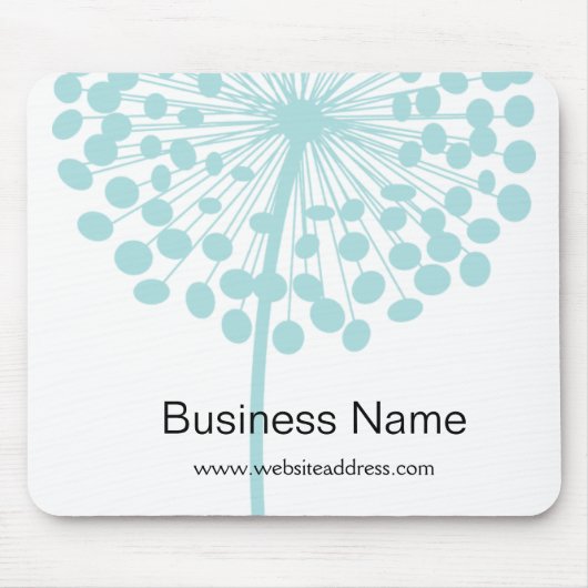 Blue Dandelion  Mousepad Muismat (Voorkant)