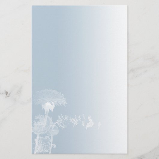Blue Dandelion Stationery Briefpapier (Voorkant)