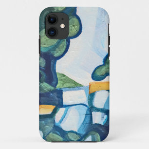 Blue Day Inspirerend landschap iPhone 11 Hoesje