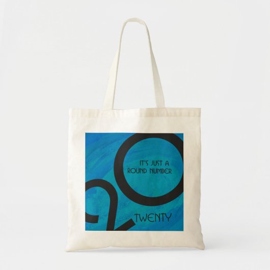 Blue Decade Birthdday Tote Bag (Voorkant)