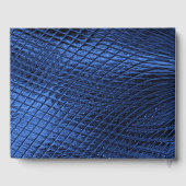 Blue Décoratif Moderne Livre d'hôtes Abstrait (Verso)