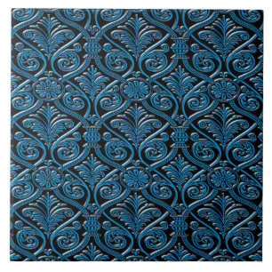 Blue Decorative Ceramic Tile Tegeltje