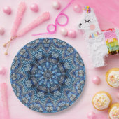 Blue Decorative Christmas Holiday Paper Bord (Feest)