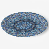 Blue Decorative Christmas Holiday Paper Bord (Gekanteld)