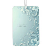Blue Decorative Floral Air Freshener Luchtverfrisser (Achterkant)