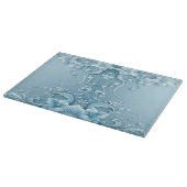 Blue Decorative Floral Cutting Board Snijplank (Hoek)