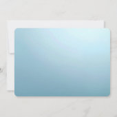 Blue Decorative Floral Save The Date (Dos)