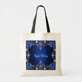 Blue Decorative Holiday Canvas tas (Voorkant)