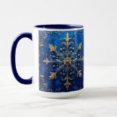 Blue Decorative Holiday Mug Mok (Links)