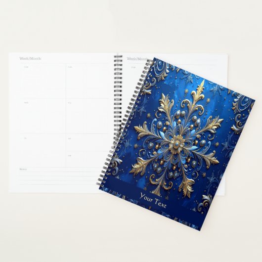 Blue Decorative Holiday Planner (Display)