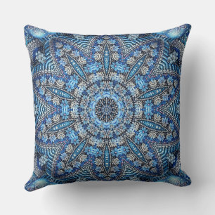 Blue Decorative Holiday Sierkussen