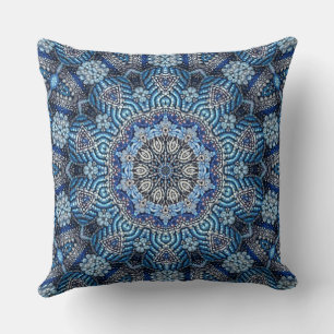 Blue Decorative Holiday Sierkussen
