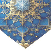 Blue Decorative Holiday Table Runner Medium Tafelloper (Hoek)