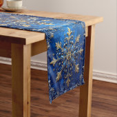 Blue Decorative Holiday Table Runner Medium Tafelloper (Voorbeeld)