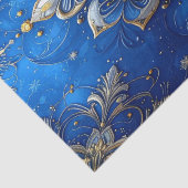 Blue Decorative Holiday Tissue Paper Tissuepapier (Detail)