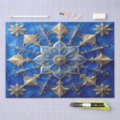 Blue Decorative Holiday Tissue Paper Tissuepapier (Craft)