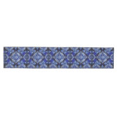 Blue Decorative Ornamenten Holiday Table Runner Medium Tafelloper (Horizontaal)