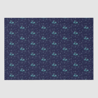 Blue Deer Tissue Paper Tissuepapier
