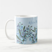 Blue Delphinium Coffee Mok (Links)