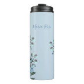 Blue Delphinium Thermal Tumbler Thermosbeker (Voorkant)