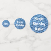 Blue Denim Confetti (Voorkanten)