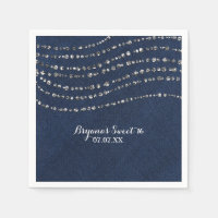 Blue Denim & Diamonds Bling Birthday Party