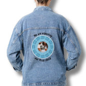 Blue Denim Jean Grossesse de la veste Nous nous at