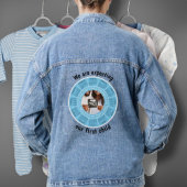 Blue Denim Jean jas Zwangerschap We verwachten Denim Jacket