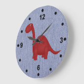 Blue Denim Look & Dinosaur Horloge des enfants (Angle)