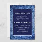 Blue Denim - Look Trunk Party Photo Invitation (Devant)