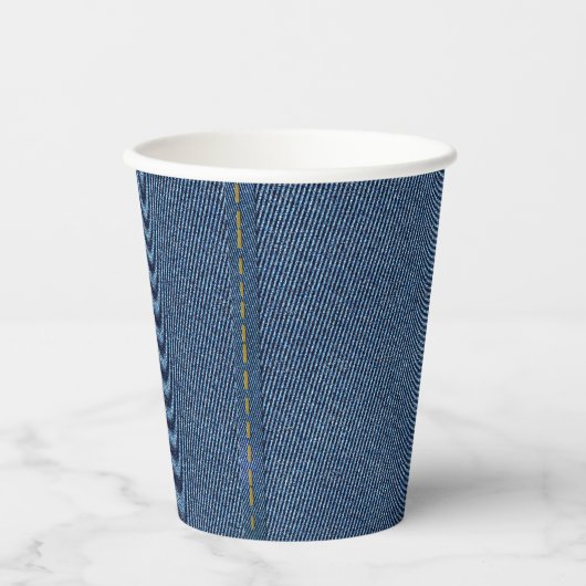 BLUE DENIM PAPIEREN BEKERS (Voorkant)