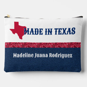 Blue Denim & Red Bandana Print Texas Baby Etui