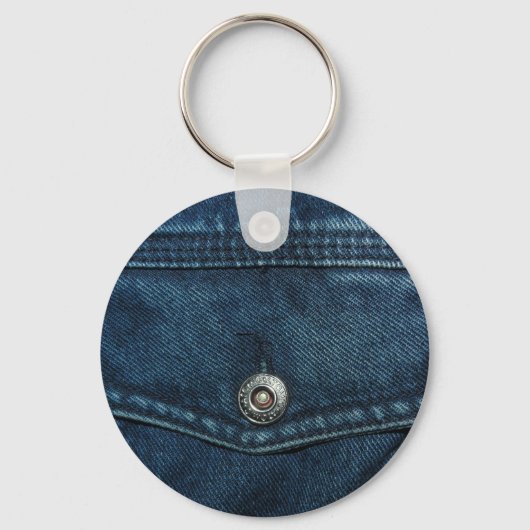 Blue Denim Sleutelhanger (Voorkant)