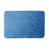 Blue Denim Texture Badmat (Voorkant)