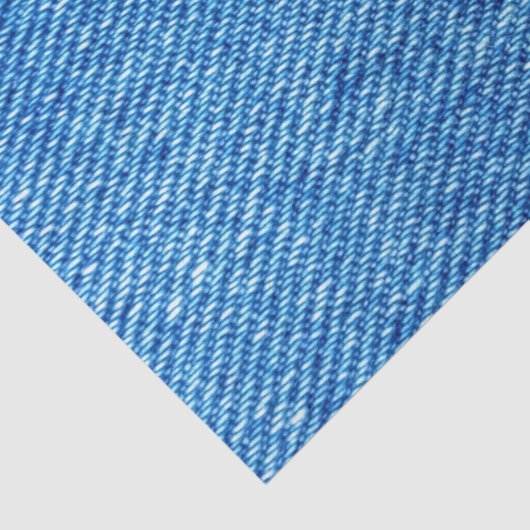 Blue Denim Texture Tissuepapier (Detail)