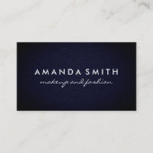 Blue Denim Texture Visitekaartje (Voorkant)