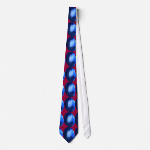 Blue Design Stropdas
