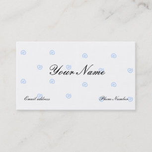 Blue Designer Business en Profile Cards Sjabloon Visitekaartje
