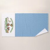 Blue Dewdrop Whatever Floats Your Boat Towel (Serviette de bain)