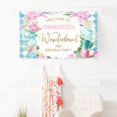 Blue Diamond Alice in Wonderland Birthday  Spandoek (Insitu)