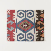 Blue Diamond Arrow Konya Cowboy Saddle  Wandkleed (Voorkant (horizontaal))