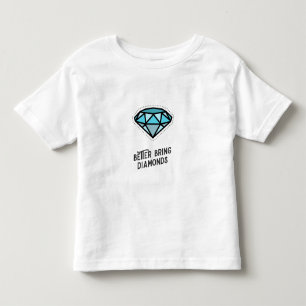 Blue Diamond Bruids Cadeau Bruidsmeisjes Cadeau Bo Kinder Shirts
