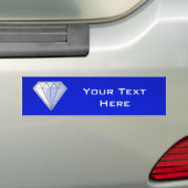 Blue Diamond Bumpersticker (Op auto)