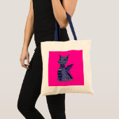 Blue Diamond Dragon Tote Bag (Voorkant (product))