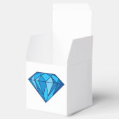 Blue Diamond Favor Box Bedankdoosjes (Geopend)