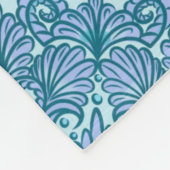 Blue Diamond Mandala Fleece Deken (Hoek)