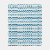 Blue Diamond Ombre Fleece Deken (Voorkant)
