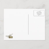 Blue Diamond Plaid-uitnodiging Uitnodiging Briefkaart (Achterkant)